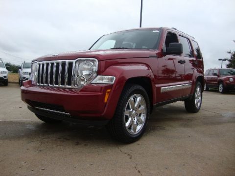 Deep Cherry Red Crystal Pearl Jeep Liberty Limited.  Click to enlarge.