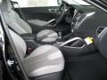  2012 Hyundai Veloster Gray Interior #19