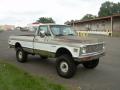 Front 3/4 View of 1972 Chevrolet C/K K10 Custom Regular Cab 4x4 #1