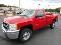 Front 3/4 View of 2012 Chevrolet Silverado 2500HD Work Truck Regular Cab 4x4 #3