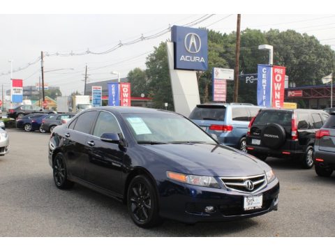 Royal Blue Pearl Acura TSX Sedan.  Click to enlarge.