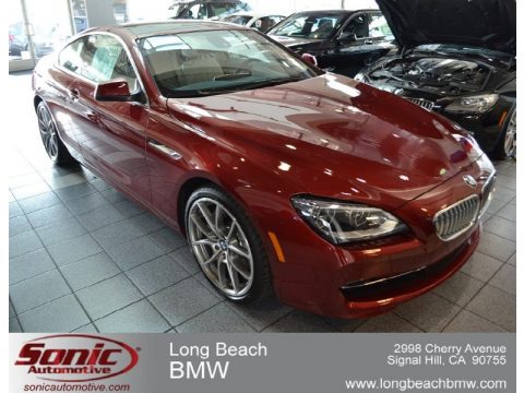 Vermillion Red Metallic BMW 6 Series 650i Coupe.  Click to enlarge.