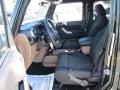  2012 Jeep Wrangler Unlimited Black/Dark Saddle Interior #7