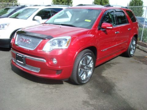 Crystal Red Tintcoat GMC Acadia Denali AWD.  Click to enlarge.