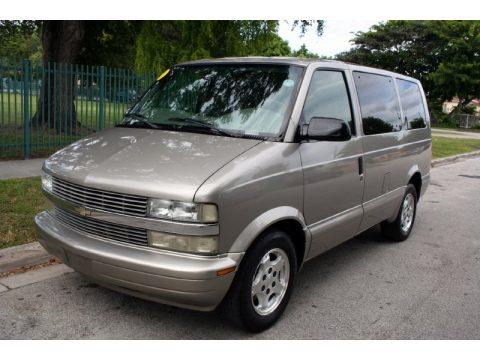 Light Pewter Metallic Chevrolet Astro Passenger Van.  Click to enlarge.