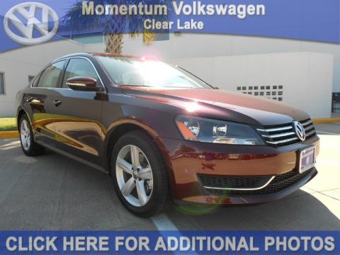 Opera Red Metallic Volkswagen Passat 2.5L SE.  Click to enlarge.