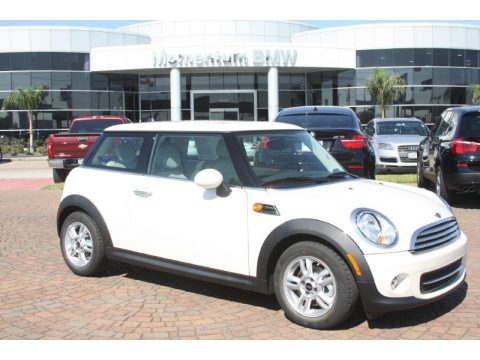 Pepper White Mini Cooper Hardtop.  Click to enlarge.