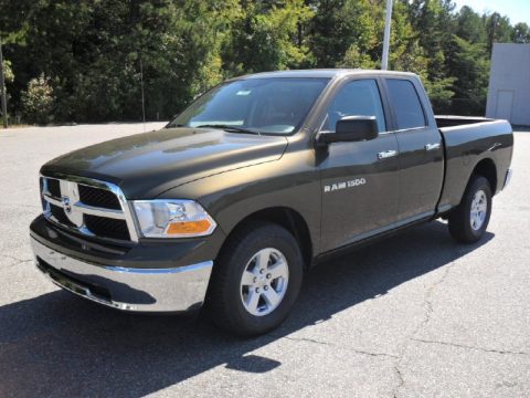 Sagebrush Pearl Dodge Ram 1500 SLT Quad Cab.  Click to enlarge.