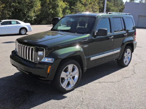 Natural Green Pearl Jeep Liberty Jet 4x4.  Click to enlarge.