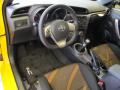  2012 Scion tC RS Black/Yellow Interior #6