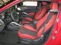  2012 Hyundai Veloster Black/Red Interior #13