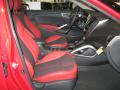  2012 Hyundai Veloster Black/Red Interior #19