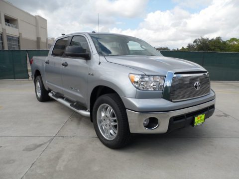 Silver Sky Metallic Toyota Tundra Texas Edition CrewMax.  Click to enlarge.