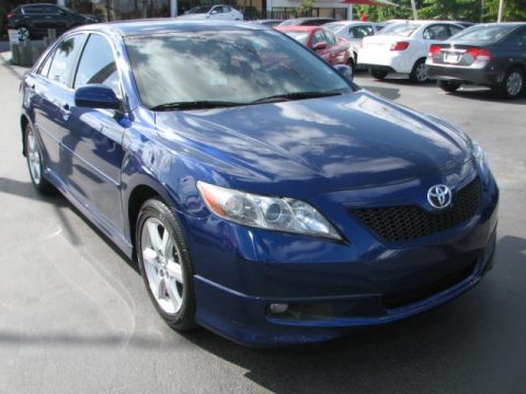 Blue Ribbon Metallic Toyota Camry SE.  Click to enlarge.