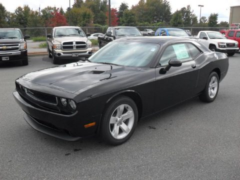 Pitch Black Dodge Challenger SXT.  Click to enlarge.