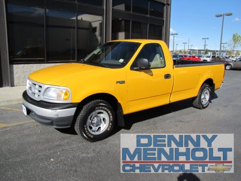 Fleet Yellow Ford F150 Regular Cab.  Click to enlarge.