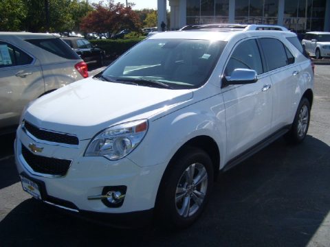 Summit White Chevrolet Equinox LTZ AWD.  Click to enlarge.