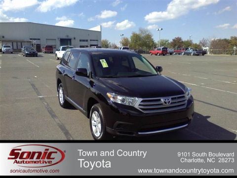 Black Toyota Highlander . Click to enlarge. Black Toyota Highlander . Click to enlarge.