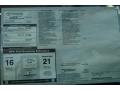  2012 Toyota Tacoma V6 TRD Sport Access Cab 4x4 Window Sticker #14