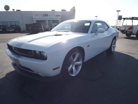 Bright White Dodge Challenger SRT8 392.  Click to enlarge.