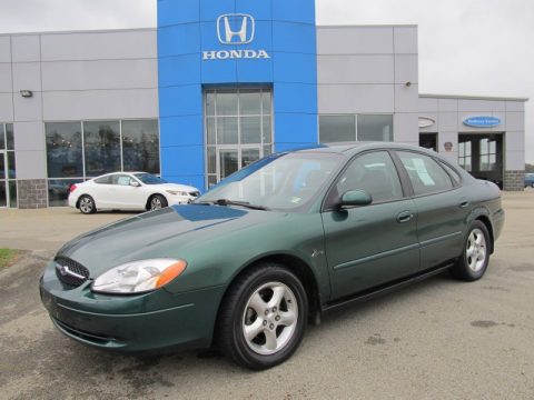 Tropic Green Metallic Ford Taurus SE.  Click to enlarge.