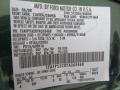 Ford Color Code SU Tropic Green Metallic #9