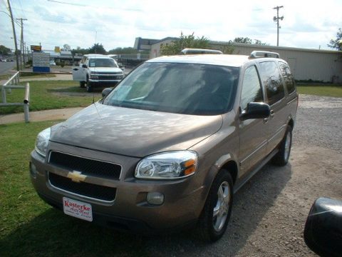 Amber Bronze Metallic Chevrolet Uplander LT AWD.  Click to enlarge.