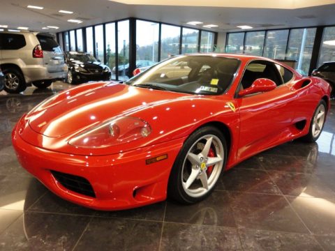 Red Ferrari 360 Modena.  Click to enlarge.