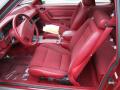  1992 Ford Mustang Scarlet Red Interior #13