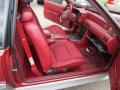  1992 Ford Mustang Scarlet Red Interior #16