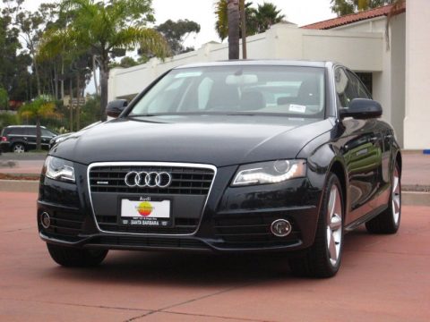 Moonlight Blue Metallic Audi A4 2.0T quattro Sedan.  Click to enlarge.