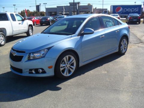 Ice Blue Metallic Chevrolet Cruze LTZ/RS.  Click to enlarge.