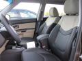  2012 Kia Soul Sand/Black Leather Interior #12