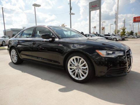 Havana Black Metallic Audi A6 3.0T quattro Sedan.  Click to enlarge.