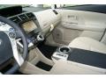  2012 Toyota Prius v Bisque Interior #9