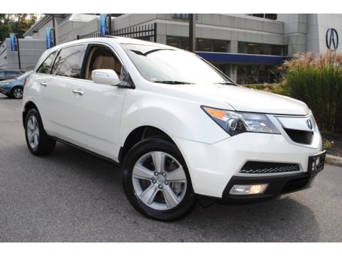 Aspen White Pearl Acura MDX .  Click to enlarge.