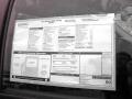  2012 GMC Sierra 2500HD Regular Cab 4x4 Window Sticker #16