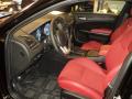  2012 Chrysler 300 Black/Radar Red Interior #7