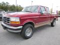 Front 3/4 View of 1995 Ford F150 XL Extended Cab 4x4 #3