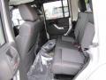  2012 Jeep Wrangler Unlimited Black with Polar White Accents/Orange Stitching Interior #12