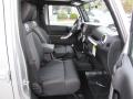  2012 Jeep Wrangler Unlimited Black with Polar White Accents/Orange Stitching Interior #14