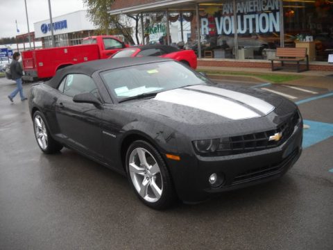Black Chevrolet Camaro LT/RS Convertible.  Click to enlarge.