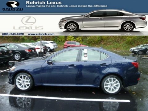 Deep Sea Blue Mica Lexus IS 250 AWD.  Click to enlarge.