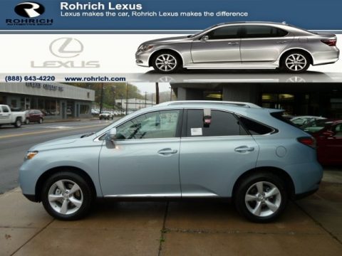 Cerulean Blue Metallic Lexus RX 350 AWD.  Click to enlarge.