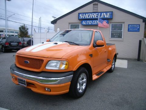 Hugger Orange Ford F150 XLT Regular Cab.  Click to enlarge.