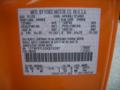 Ford Color Code W5684 Hugger Orange #23