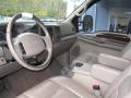  2001 Ford F250 Super Duty Medium Parchment Interior #10