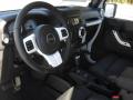  2012 Jeep Wrangler Black with Polar White Accents/Orange Stitching Interior #28