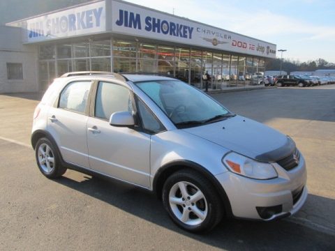 Silky Silver Metallic Suzuki SX4 AWD.  Click to enlarge.