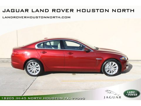 Claret Red Metallic Jaguar XF .  Click to enlarge.